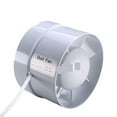 thumbnail image 1 of 4/6 Inch Silent Ventilation Air Vents Ventilator Extractor Exhausted Extractor Fan Ventilator Bathroom Kitchen Washroom ,High-Efficiency, 1 of 5