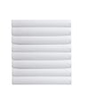thumbnail image 2 of 550 TC Cotton- Pack of 8 Fitted Sheet / Bottom Sheet 15 Inch Deep Pocket (Solid White, Queen) - ALL ROUND ELASTIC FOR PERFECT FIT By The Great American Store, 2 of 4