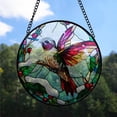 thumbnail image 2 of Hummingbird Family Christmas Suncatchers, Hummingbird Stained Glass Window Hangings, Hummingbird Christmas, Hummingbird Decor, Hummingbird Christmas Tree Decorations Unique Gifts For Women - 171HD176, 2 of 5
