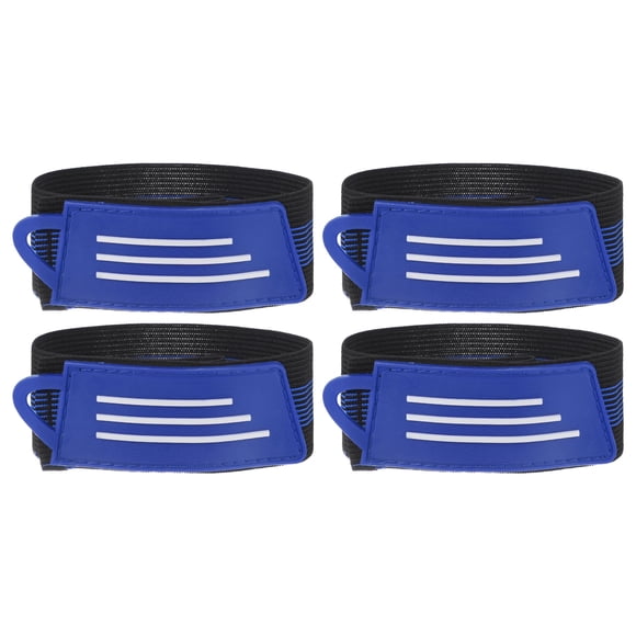 Correa para Pierna de Pantalón de Bicicleta Uxcell [4PCS] - Cintas de Seguridad para Pantalones para Uso en Ciclismo, Trote y Camping - [Azul-11.4 IN] Correderas de Pierna de Bicicleta