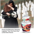 thumbnail image 4 of MUKTIVE Cowboys Cremation Urns for Ashes Adult Male Keepsake - Desert Small Decorative Funeral Urn - Memorial Urn - Remain Holders for Mom - Handcrafted Remembrance Gift for Loss of Mom (3 Inch), 4 of 7