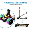 thumbnail image 2 of 3 Wheel Scooter for Kids, Foldable Scooter with Light Up Wheels, Sturdy Deck Design, Height Adjustable, 2 of 6