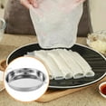 thumbnail image 1 of Minkissy Steaming Dish Food Serving Tray Stainless Steel Round for Household Users 1Set, 1 of 6