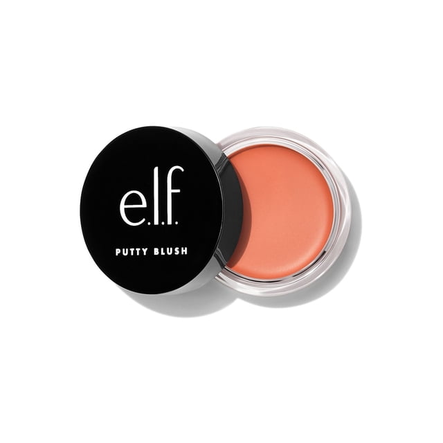 e.l.f. Cosmetics Putty Blush, Velvety & Lightweight, Highly Pigmented, Bahamas, 0.35 Oz (9.9g), 0.35 ounces