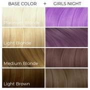 ARCTIC FOX Vegan and Cruelty-Free Semi-Permanent Hair Color Dye (4 Fl Oz, GIRLS NIGHT)