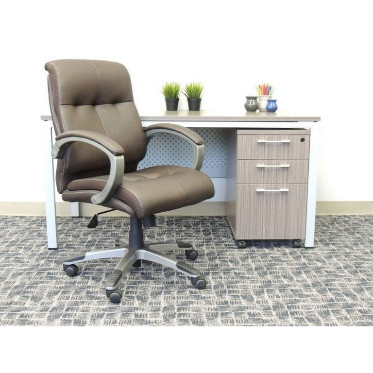 Boss Office B7106 Executive Pillow Top Mid Back Chair