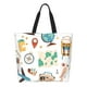thumbnail image 1 of Disketp Travel1 Bolsa Tote Estampada para Mujer, Bolso de Hombro y de Mano para Compras y Viajes, 1 of 8