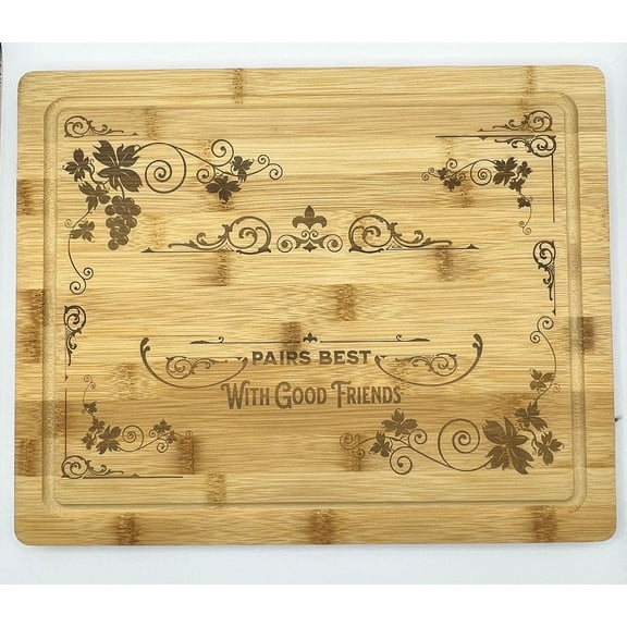 Custom Engraved Cutting Board - Personalized - Pair's Best