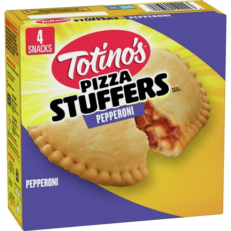 Totino's Pizza Stuffers, Pepperoni Flavored, Frozen Snacks, 14.1 oz, 4 ct