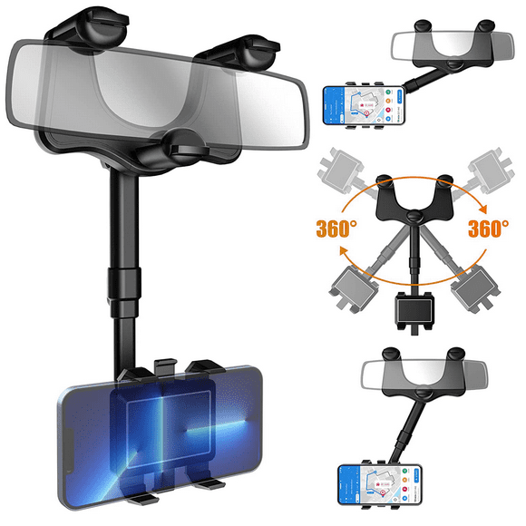Soporte para Celular Archy para Espejo Retrovisor de Coche 360 Grados Ajustable