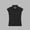 Black, variant on Women's Sleeveless Casual Top with Turndown Collar | Lightweight Polyester Blouse for Work or Home, Regular Fit Solid Vest-Style Shell for Spring, Easy Layer-Free Warm Weather Wear