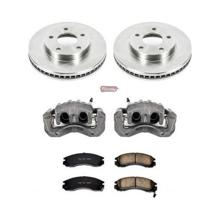 Power Stop KCOE4984 Autospecialty Brake Kit W/Calipers -FRONT Fits 1998 Eagle Talon
