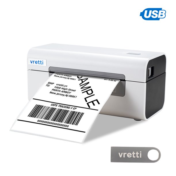VRETTI Thermal Label Printer,4 x 6 Shipping Label Printer Busines,Barcode Label Printer Compatible with Shopify,UPS,USPS Etc. Walmart.com