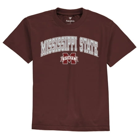 - Mississippi State Bulldogs Youth Campus T-Shirt - Maroon
