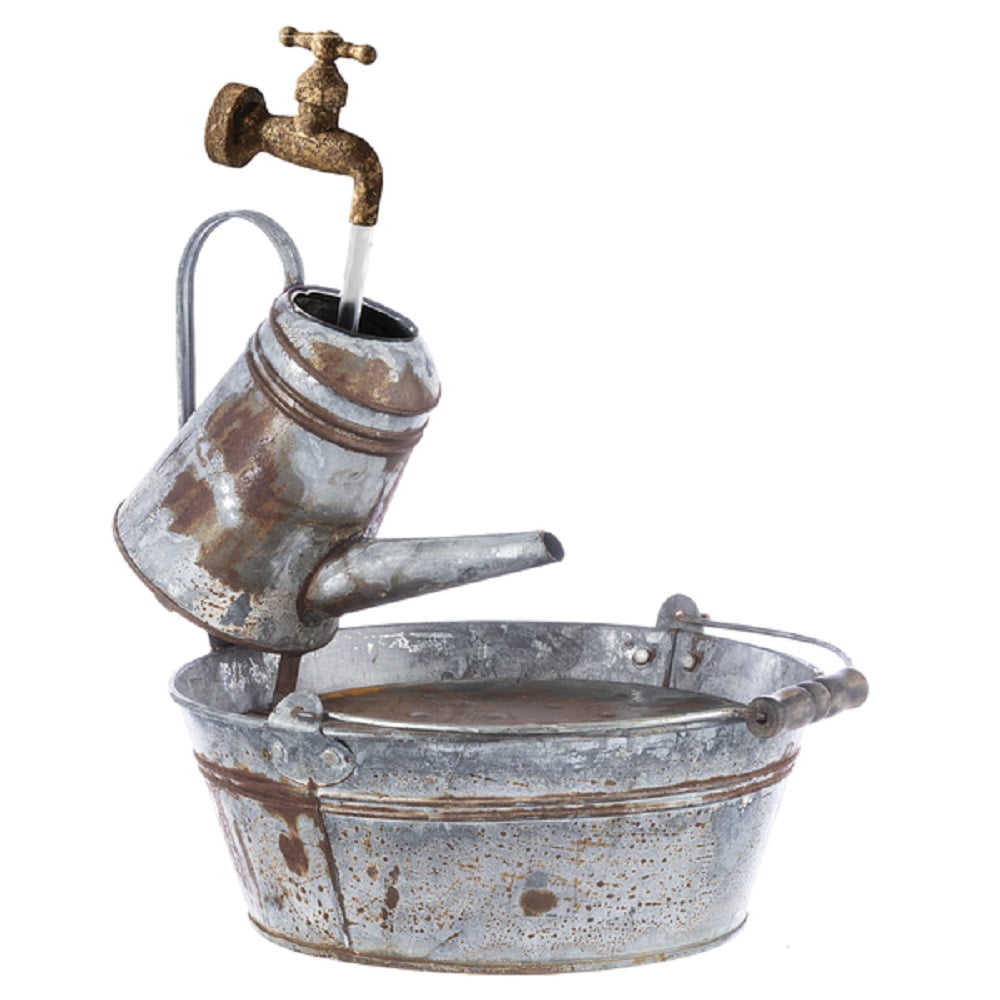 Donglin Furniture Tabletop Water Fountain With LED Light, 59 OFF