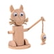 thumbnail image 1 of Juguete de madera para niños, figuras de animales pequeños hechos a mano, rompecabezas de madera 3D para preescolar. Gatito, 1 of 9