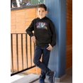 thumbnail image 2 of Kids And Alien On A Rocket Hoodie Juniors -Image by Shutterstock,  Small, 2 of 4