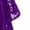 Purple, variant on Girls Sequined Flared Long Dance Pants Elastic Waistband Wide Leg Jazz Pants Disco Hippie Party Silver 6