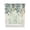 Blue Green, variant on Blue Teal Botanical Swag Valances for Windows, Weeping Fall Eucalyptus Leaves Rod Pocket Sheer Valances for Small Windows, Swag Toppers Light Filtering for Kitchen Living Room 2 Panels 36''x36''