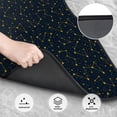thumbnail image 3 of Sikiie Constellation Car Foot Mat Set of 4 Pieces Basics Universal Fit Rubber Carpet Floor Mats For Car SUV Van & Truck, 26.8"L x 17.3"W (Front), 13"L x 17.3"W(Rear), 3 of 6