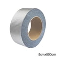 thumbnail image 1 of Eigraketly Cinta de goma de butilo de papel de aluminio resistencia autoadhesiva impermeable para reparación de tuberías de techo adhesivo de fijación de Artesanía 5mx5cm Eigraketly TO1717-02B, 1 of 6