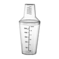 thumbnail image 1 of Cócteles transparentes Shaker mezclando taza de fugas Prácticas prácticas de barra de barra resistente para bebidas para el restaurante Viaje en casa 500 ml, 1 of 8