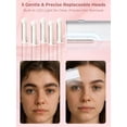 thumbnail image 5 of Dermaplane Facial Razor for Women – Electric 3-Speed Sonic Face Hair Removal Tool with LED Light, Peach Fuzz Remover & Exfoliating Dermaplaning Tool, USB-C Rechargeable with 5 Replacement Heads, 5 of 6