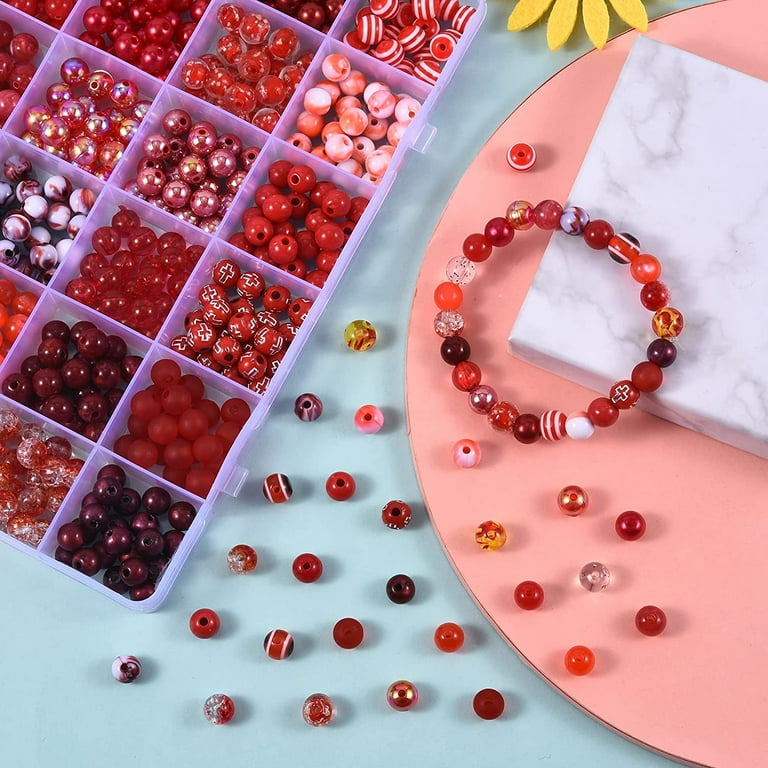 Red bead shop necklace walmart