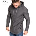 thumbnail image 1 of Sudadera con capucha para hombre Sudadera con capucha de algodón que absorbe el sudor Sudadera con capucha de manga larga, XXL, Gris AweSitey AP000756-18, 1 of 7