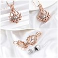 thumbnail image 4 of Lotus Flower Cremation Jewelry for Ashes Urn Necklace Lockets for Human Ashes Holder Cremation Urn Pendant, 4 of 7