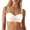 White, variant on Womens Bra Half Cup Seamless Wireless Bra Small Bust Gather Flat Chest Strapless White 36