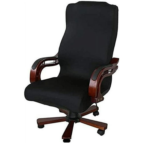 HWZWT Computer chair elastic high back office chair cover office chair cover computer chair boss chair cover elastic high back large size