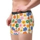 thumbnail image 2 of Fotbe Groovy Daisy Flowers Calzoncillos Tipo Boxer con Bolsa de Soporte Total para Hombre, X-Temp Fresco, Transpirable y de Secado Rápido-X-Large, 2 of 5