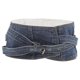 thumbnail image 1 of Denim Waist Belt Wide Waist Belt Waist Corset Cinch Belt Women Dress Waistband, 1 of 2