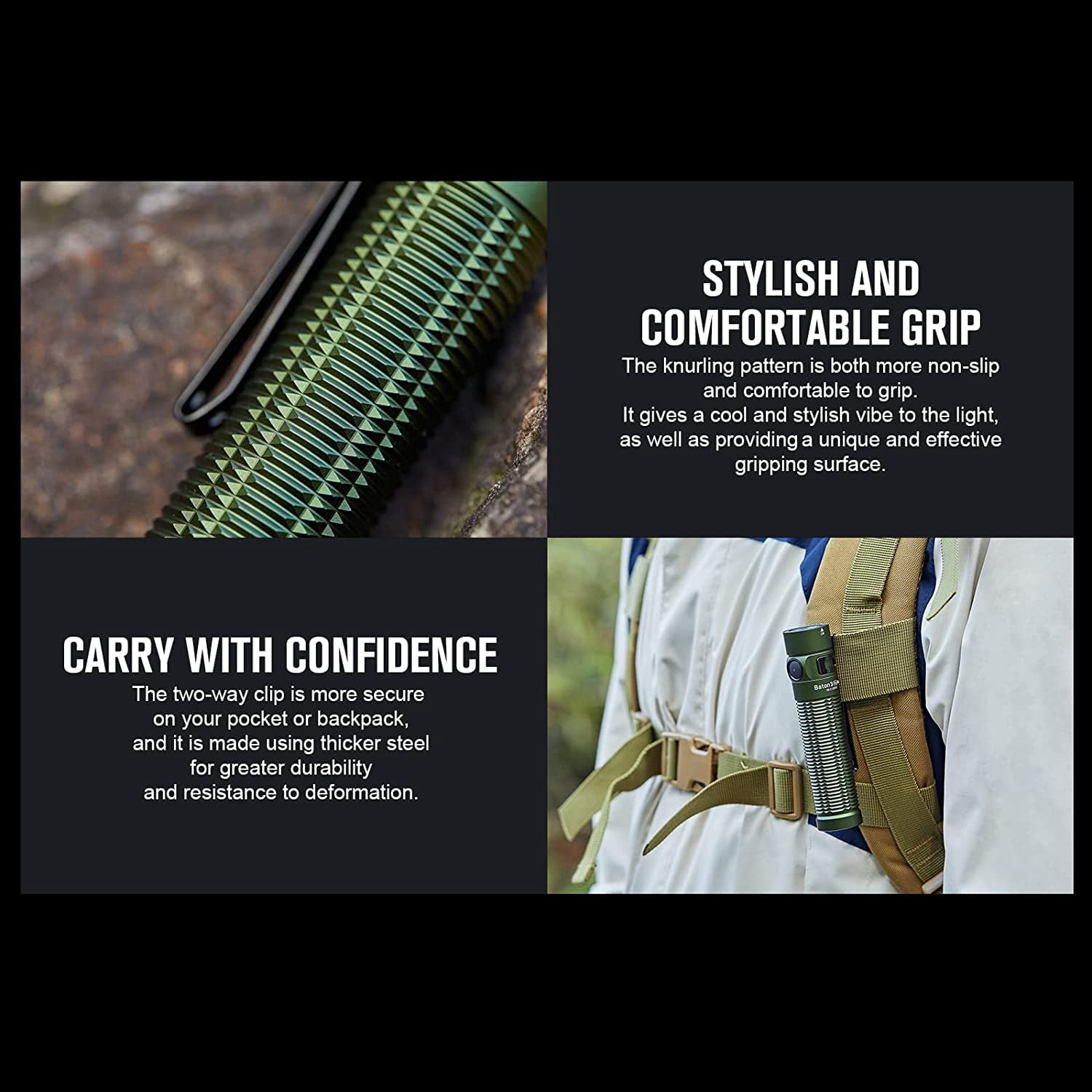 Olight Baton 3 Pro Max (OD Green) Normal supply Baton 3 Pro Max
