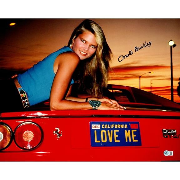 Christie Brinkley Autographed 16x20 Photo Vacation Beckett BAS Witness 234418