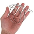 thumbnail image 4 of unbranded 2Ud Para De Metal Plateado Con Moderno Y Lunar Decorativa, 4 of 8