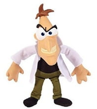 Phineas \u0026 Ferb Gabble Head Plush- Dr 