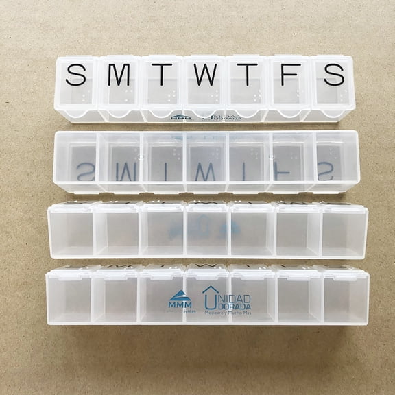 ZToonmas 7 Day Weekly Pills Box Storage Organizer Container Case Portable