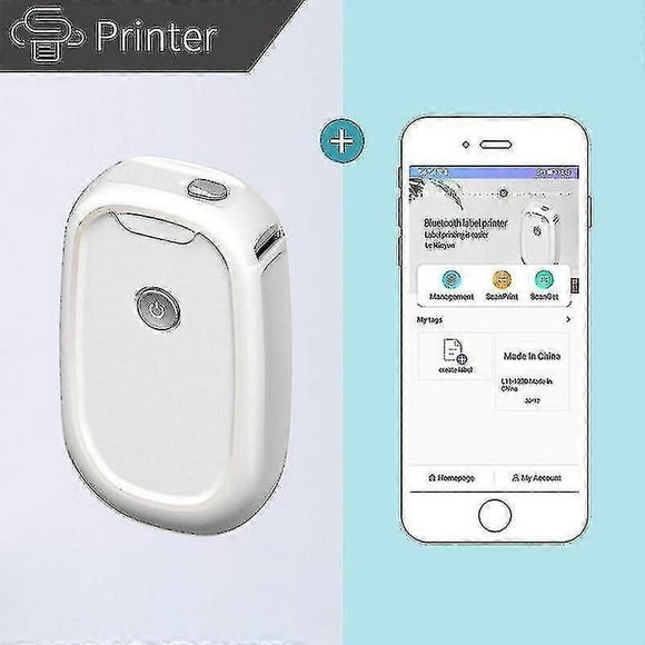 Label Printer Thermal L11 Handheld Portable Bluetooth Wireless Fast Printing Mini Small Sticker Paper Household Price Note Name