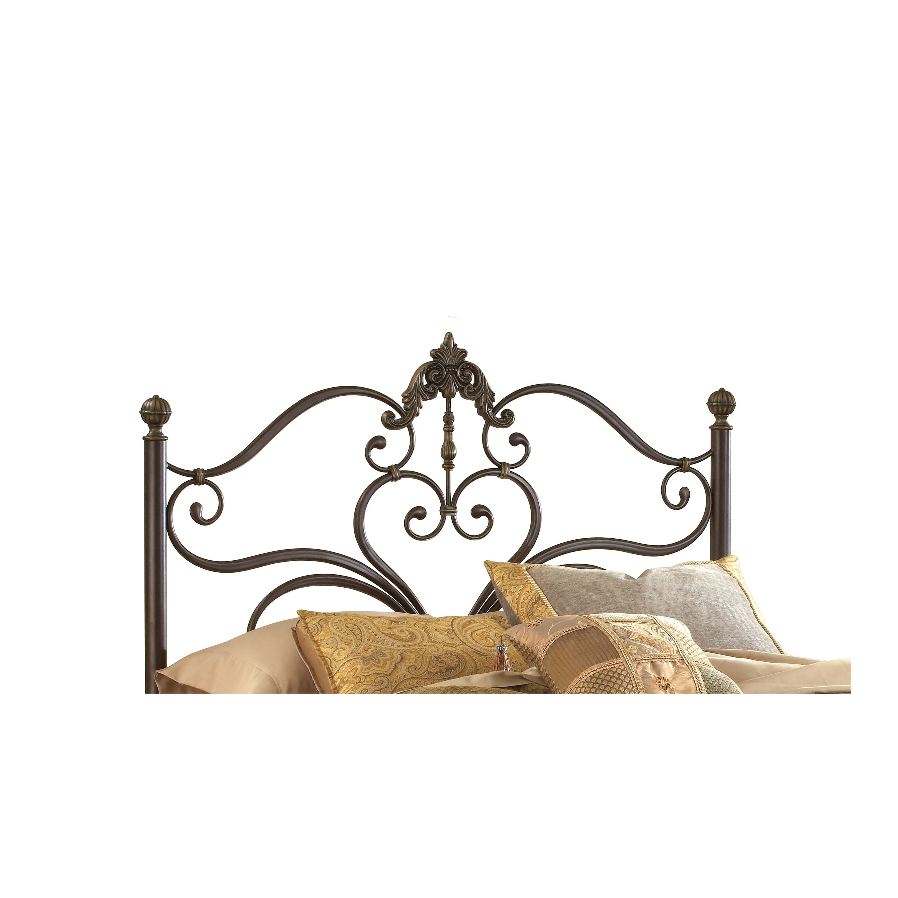 Hillsdale Furniture Newton Queen Headboard with Frame, Antique Brown