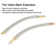thumbnail image 4 of KIMISS Tire Valve Extension, 2Pcs Tire Valve Stem Extension Adaptor Stainless Steel Braided Car Universal 250mm, 4 of 8