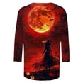 thumbnail image 4 of BILIKEYU 2025 Halloween Shirts for Women Crew Neck Top, Womens Tops, Halloween Clothes for Women, Halloween Shirts for Women, 4 of 5