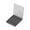 🔥 Gray_New#1778, variant on Plastic Cutlery Organizer Tray with Lid and Raised Dividers for Kitchen or Outdoor Use
