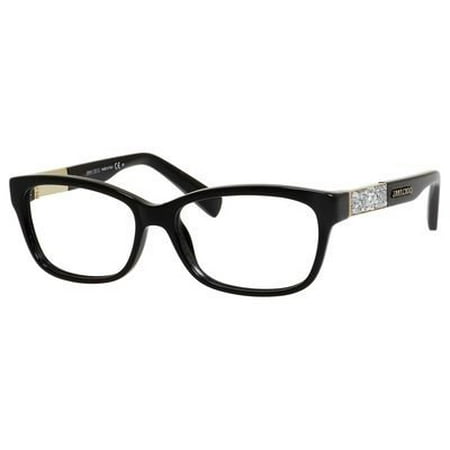 JIMMY CHOO Eyeglasses 110 029A Shiny Black 53MM