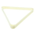 thumbnail image 1 of WRITWAA Pool Table Triangle Rack for Protect Tablecloth with ABS White 1Pack, 1 of 8