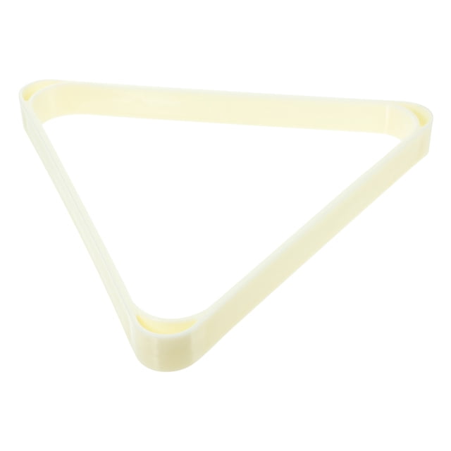 WRITWAA Pool Table Triangle Rack for Protect Tablecloth with ABS White 1Pack