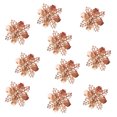 thumbnail image 1 of Flor hueca de Navidad con purpurina dorada de Navidad artificial utilizada para decorar flores para el día de Navidad Wmkox8yii gf9505, 1 of 3