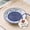Blue, variant on SRXJWLI Ceramic Garlic Grater Plate Bowl Tomato Dish Made in Spain Spanish Grating Pan Con Tomate Grater Plate Set Ginger Olive Oil Dip Herb Stripper Peeler Brush Stand Kitchen Gadget Gift
