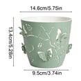thumbnail image 3 of Cutouts Butterfly Pots for Plants, Double-Layer Planter Pots with Drainage & Saucers, Retro Style Large Flower Pots, Modern Style Large Flower Pots for Gardening Plants and Home Decor, 3 of 6